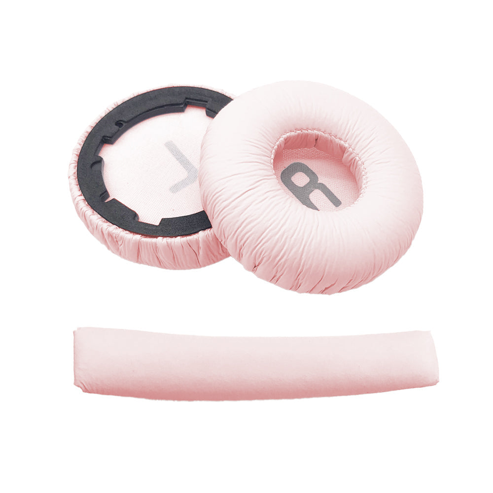 Headworn Heaphone Protector Set Ear Pads Cushion and Headband for JBL Tune600BT T520BT T510BT T500BT T450BT Pink