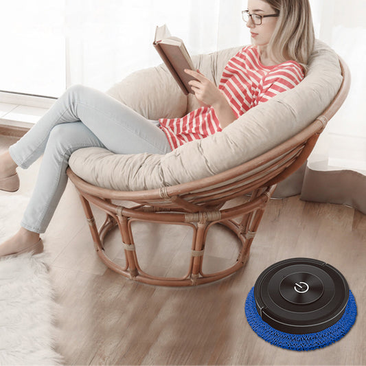 Silent Touch Mopping Robot Smart Sweeping Wet and Dry Cleaning Machine Black