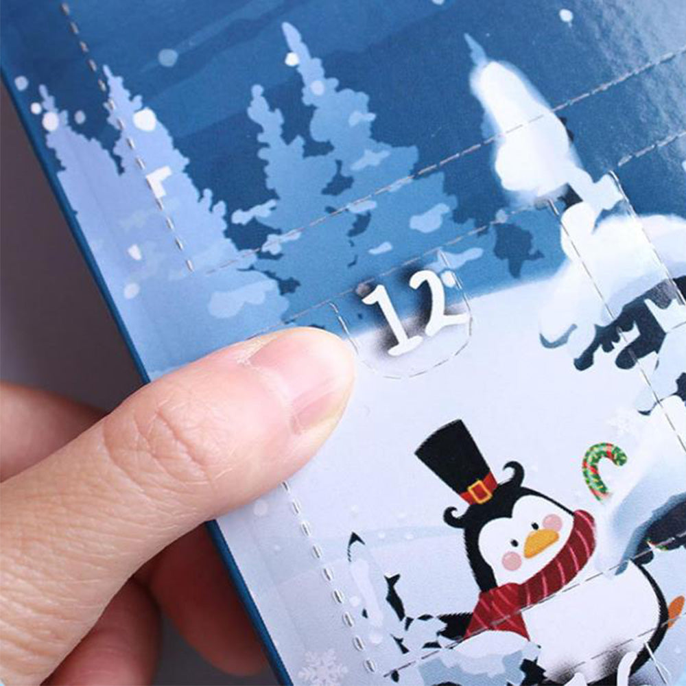 24 Days Jigsaw Advent Calendar 2024 Brain Teaser Puzzles Toys Kit Xmas Countdown Calendar