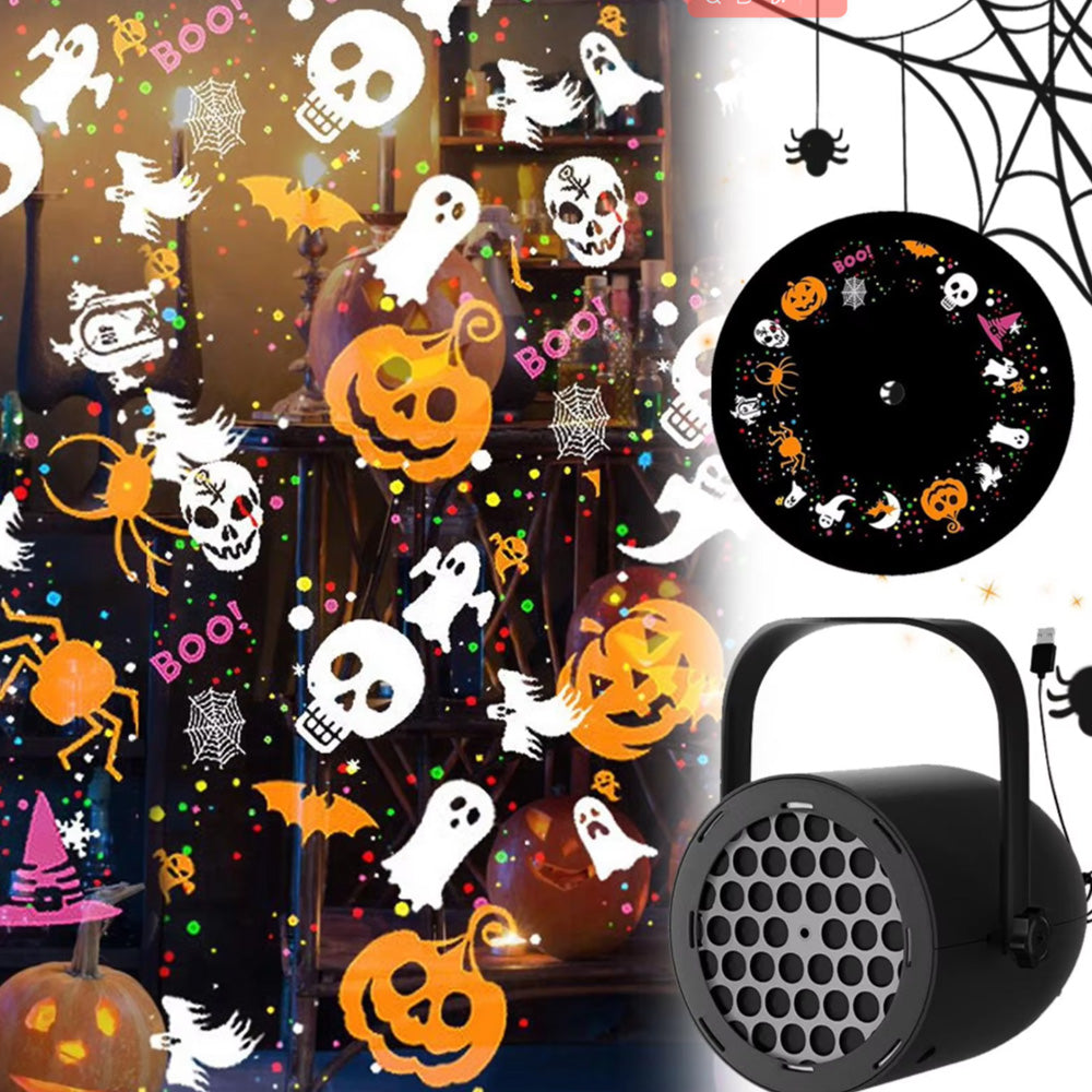 USB LED Christmas Projector Light ¨C Indoor & Outdoor Holiday Decoration Lamp Style 3