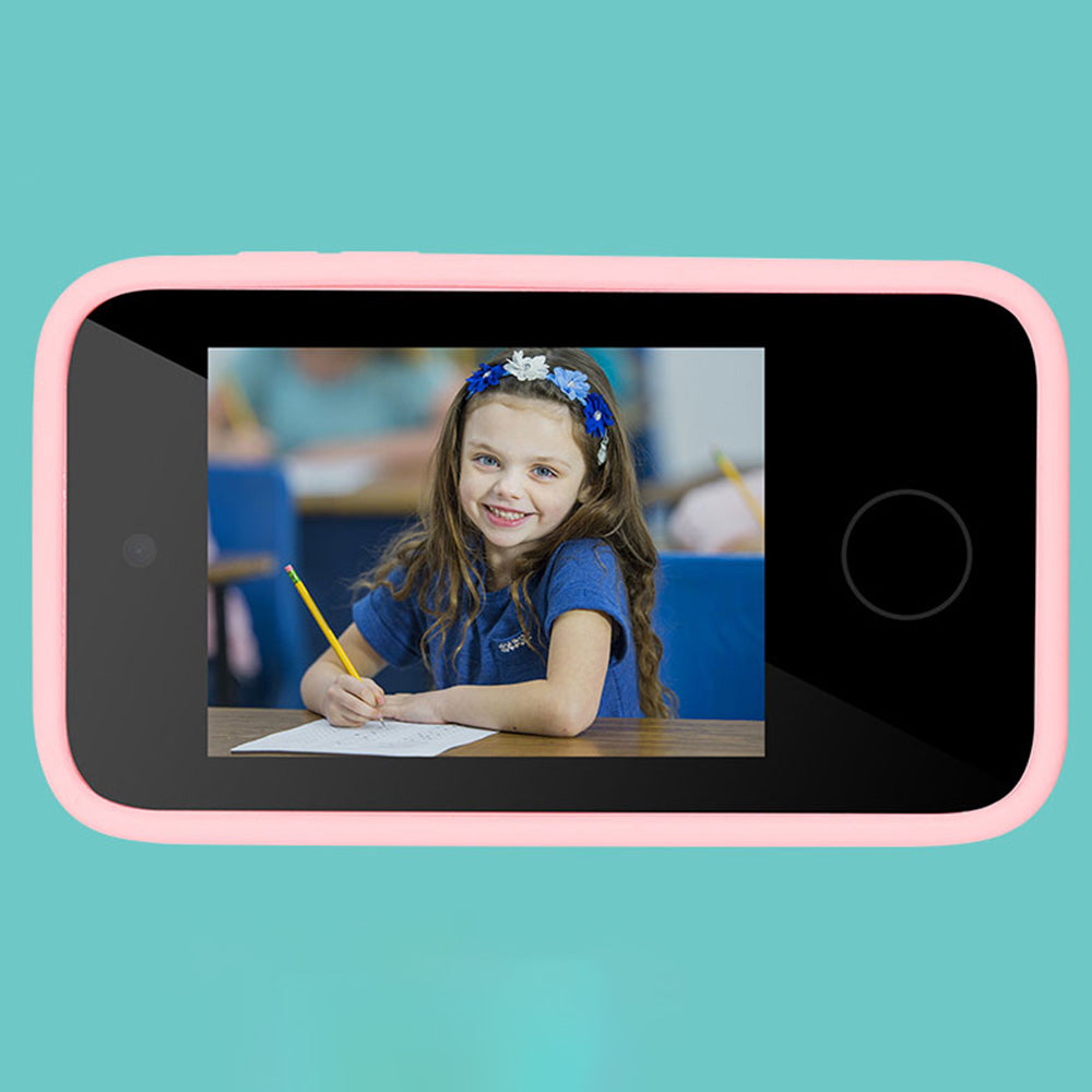 Kids Dual Camera Smart Phone Toys Touchscreen Cell Phone Learning Toy Pink