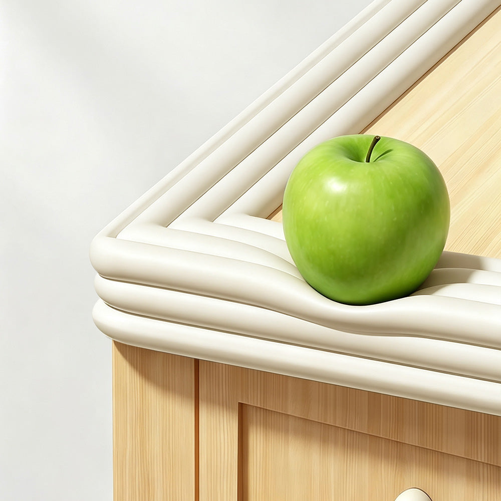 2 m PVC Air Cushion Corner and Edge Bumper Strip-Beige