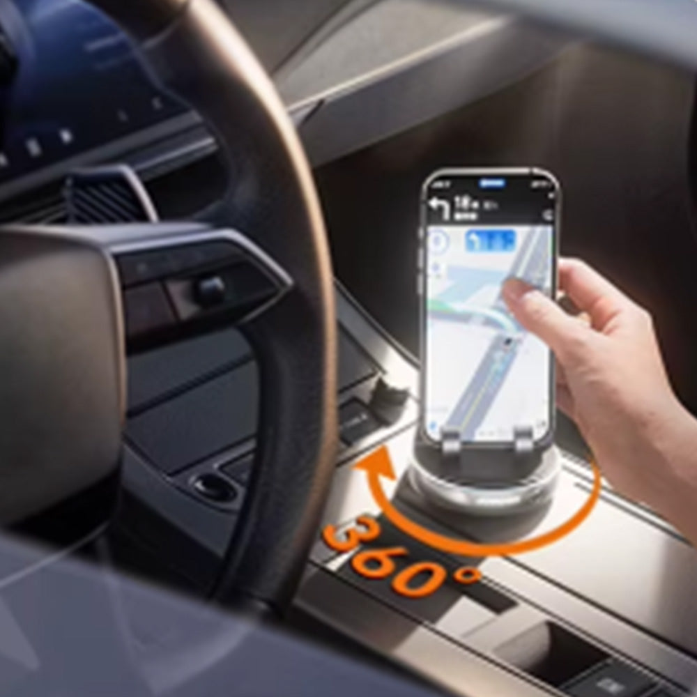 360-Degree Adjustable Car Phone Holder Dashboard Smartphone Mount
