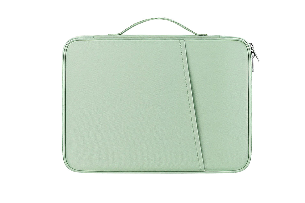 2Pcs Tablet Sleeve 10.8-13 inch Laptop Sleeve Protective Carrying Case Bag Travel Pouch-Green