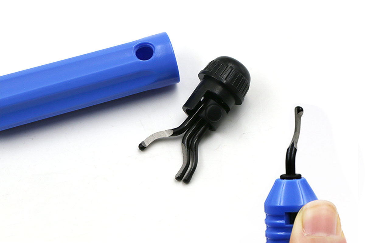 Pocket Deburring Tool 365 Degree Swivel Head with Replacement Blades Tools for Bosch