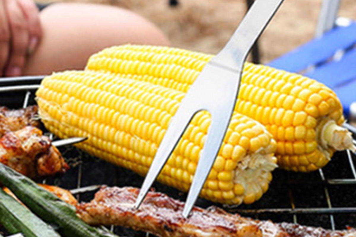 21Pcs BBQ Tool Set Stainless Steel Outdoor Barbecue Accessory Grill Cooking Set