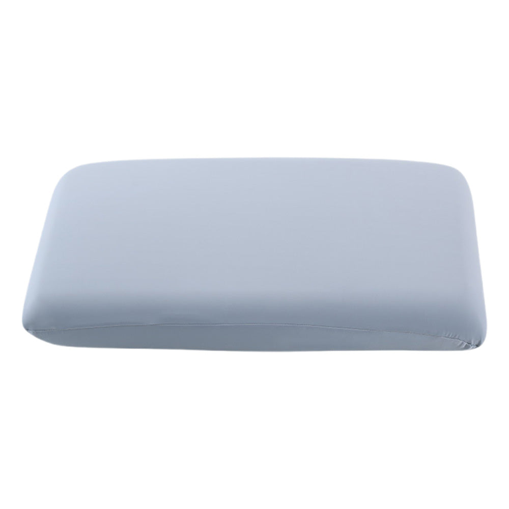 Summer Cooling Pillow Cases for Hot Sleeper Soft Breathable Absorbs Heat Solid Pillowcase Grey