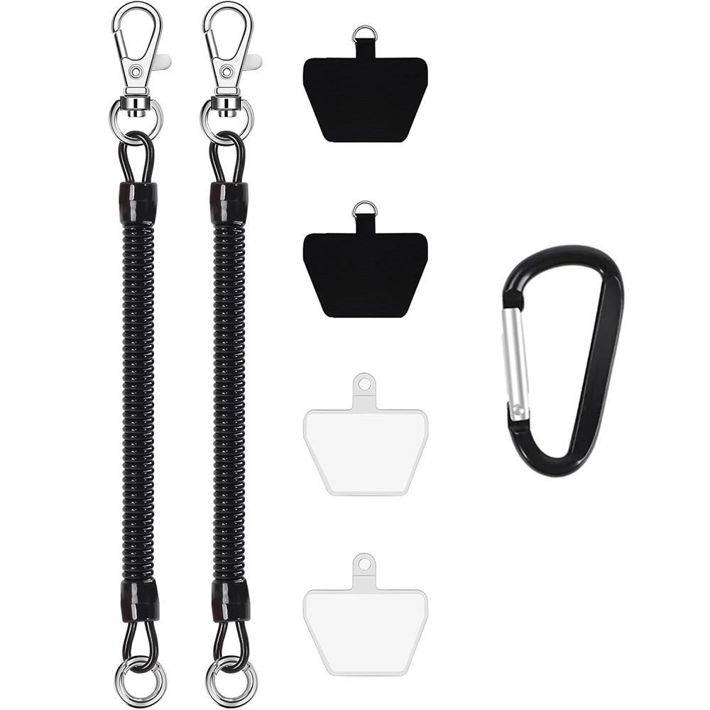 Retractable Phone Lanyard Anti Loss Strap with Mount Patch Set