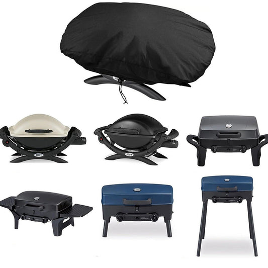 Water-Resistant BBQ Stove Grill Cover Outdoor UV Resistant Cover for Weber Q1000 Series