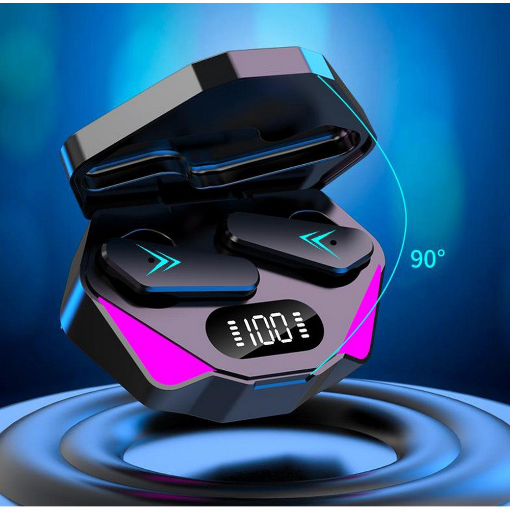 TWS Gaming Earbuds Low Latency Bluetooth Earphone with Mic Bass Audio Sound Positioning Stereo Wireless Headphones