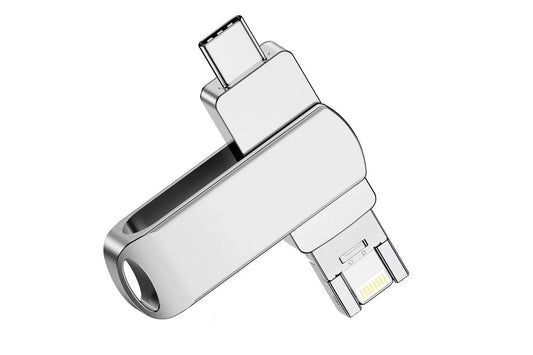4 in 1 USB Flash Drive Photo Stick USB 3.0 Memory Stick Storage for Photos Backup -Rotating USB Flash Drive