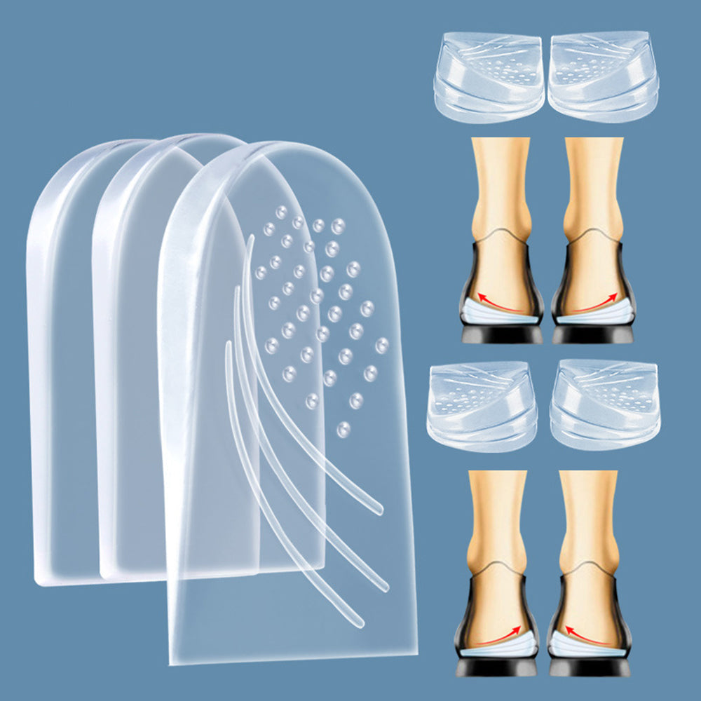 Adjustable Heel Insoles Heel Wedge Corrective Inserts for Over Pronation and Supination