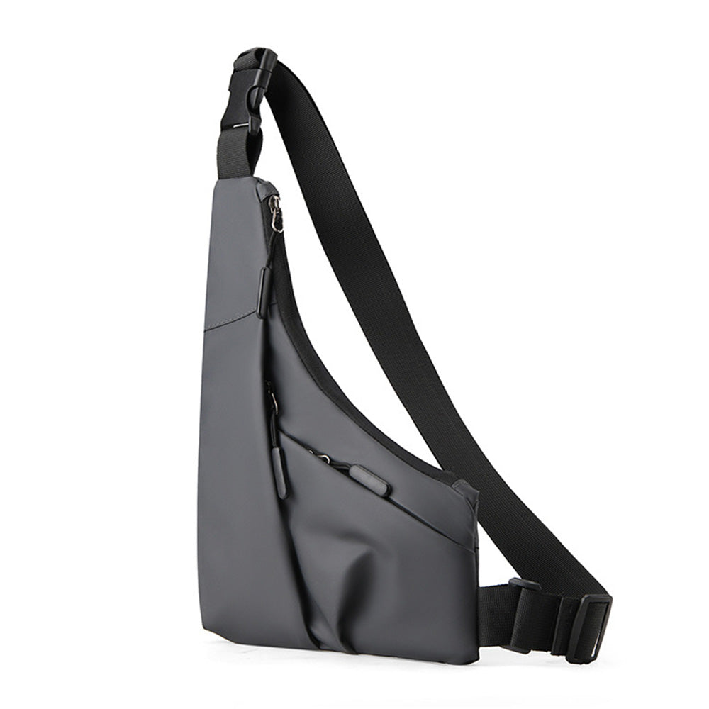 Anti Theft Travel Crossbody Bag Multi-Pocket Shoulder Bag Grey