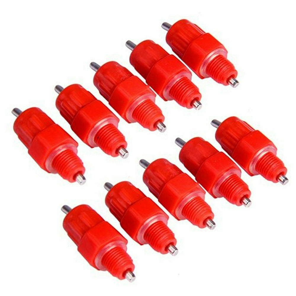 20Pcs Set Poultry Automatic Water Nipple Valves Auto Drinker Waterer Feeder for Chicken Duck Bird
