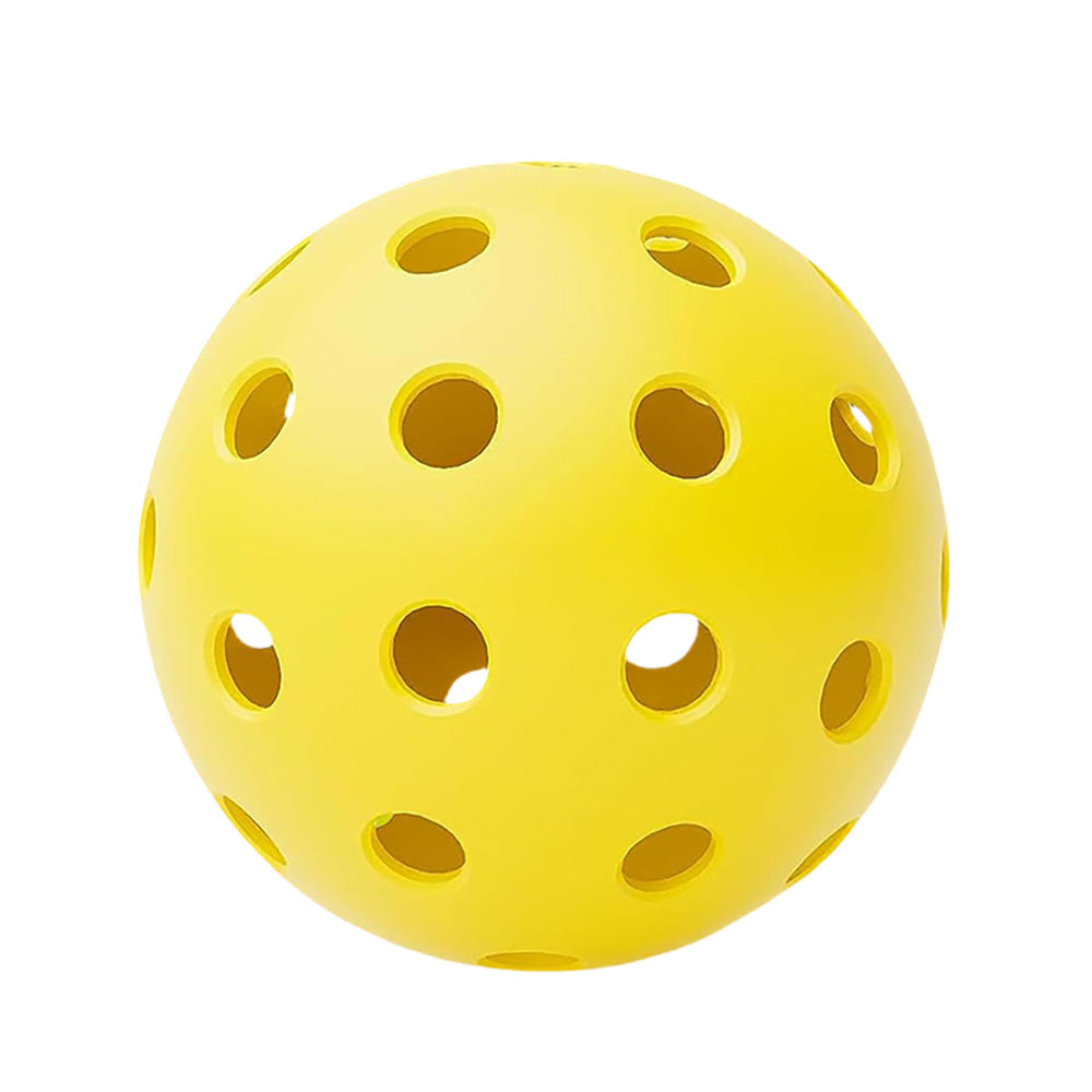 12Pcs Set 40-Hole Pickleball Balls High Bounce Outdoor Pickleball Set Yellow