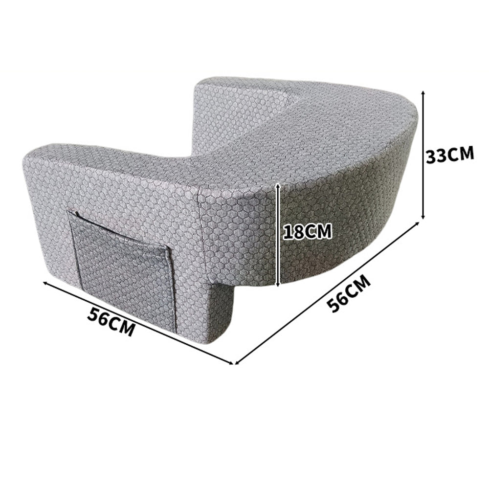 Lap Desk Pillow Crochet Memory Foam Lap Pad