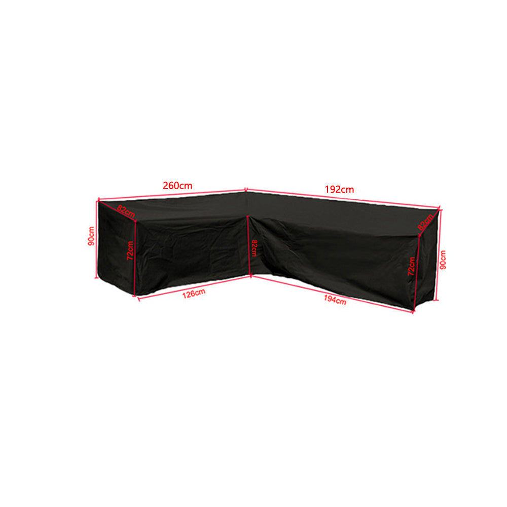 Outdoor Protector Cover for L Shape Corner Sofa Garden Rattan Sofa Cover Furniture Protector