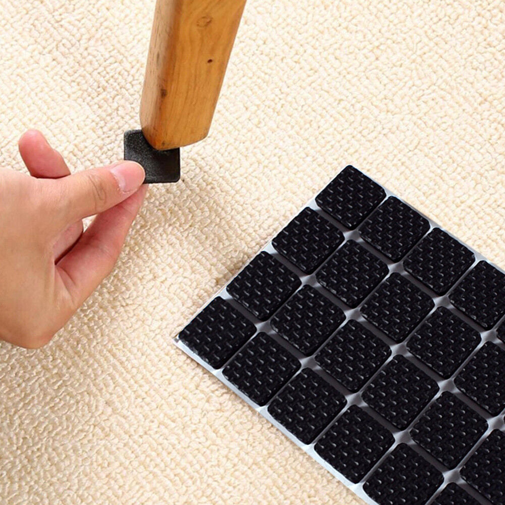 48PCS Chair Leg Pads Non Slip Self Adhesive Furniture Floor Protectors Style 2