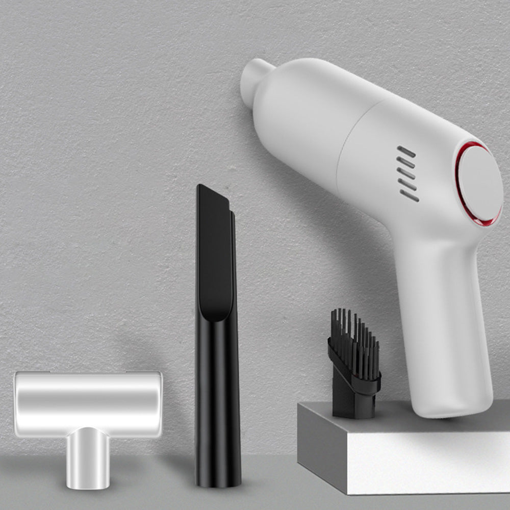 9000Pa Cordless Handheld Car Vacuum Lightweight Cleaner Rechargeable Portable Duster White