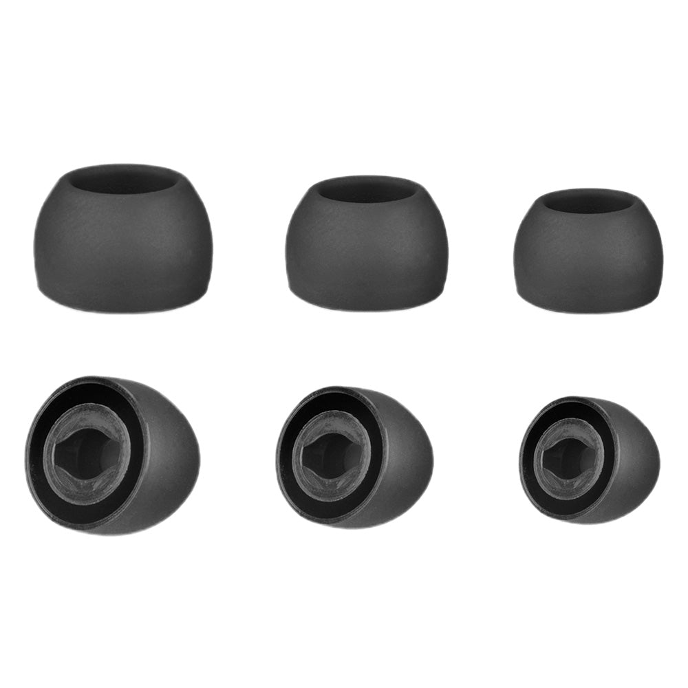 3 Pairs of Replacement Ear Caps for Samsung Galaxy Buds Pro Silicone Ear Tips Black