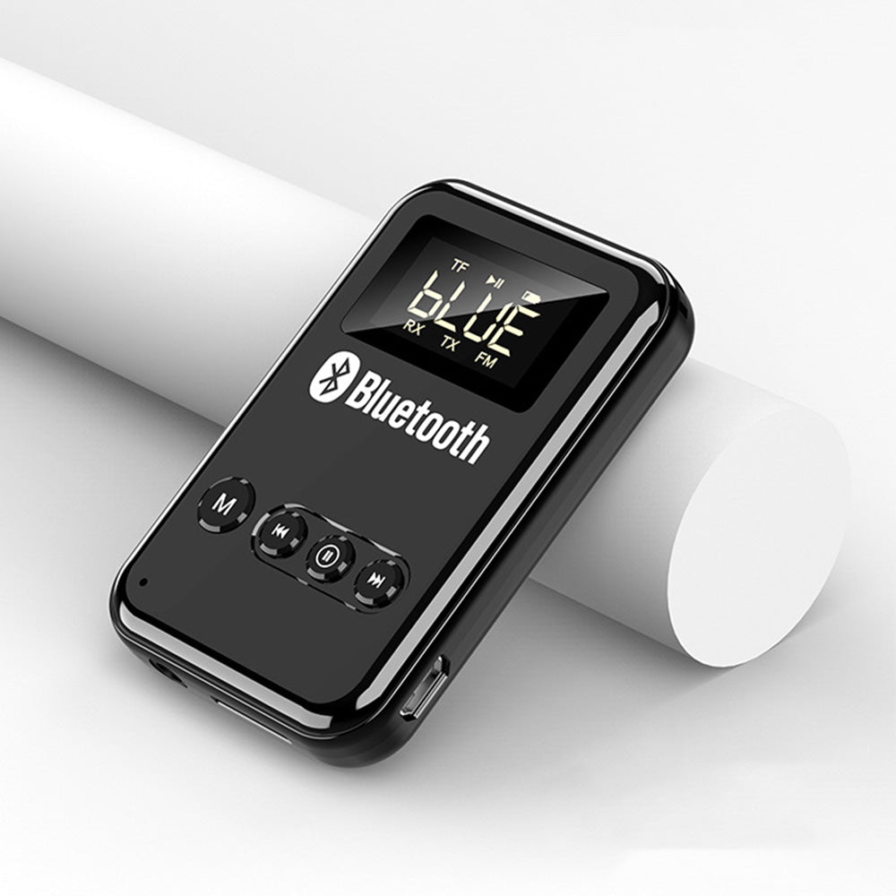 USB Bluetooth 5.0 Transmitter Receiver 4-in-1 Wireless Audio 3.5mm Aux Car Adapter