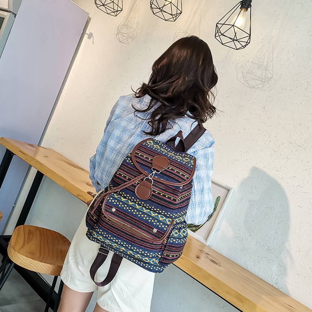 Boho Travel Backpack Women's Backpack Fashion Backpack Style 1