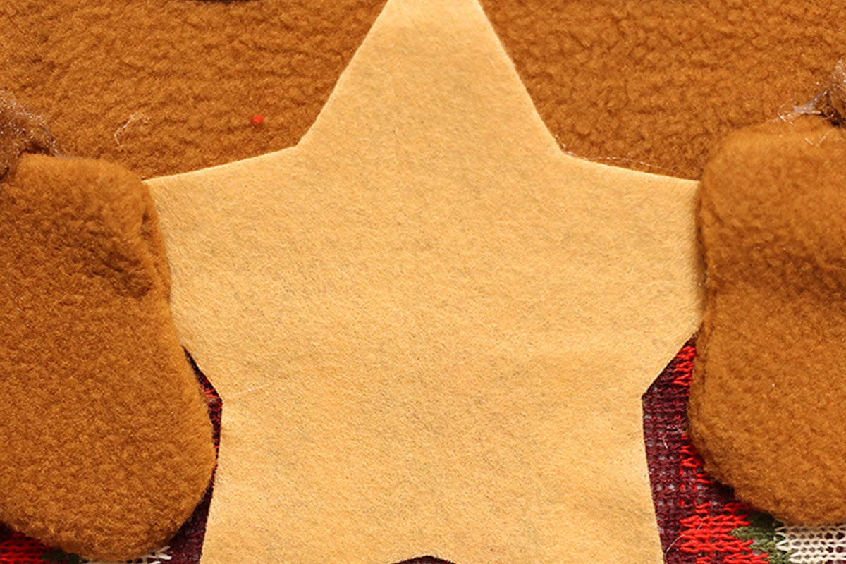 Christmas Chair Covers with Santa Hat for Holiday Dinner Party -Reindeer