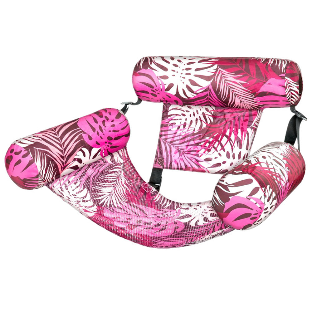 Inflatable Pool Floats ¨C Adult Floating Lounge Chairs for Summer Beach and Pool Parties Pink