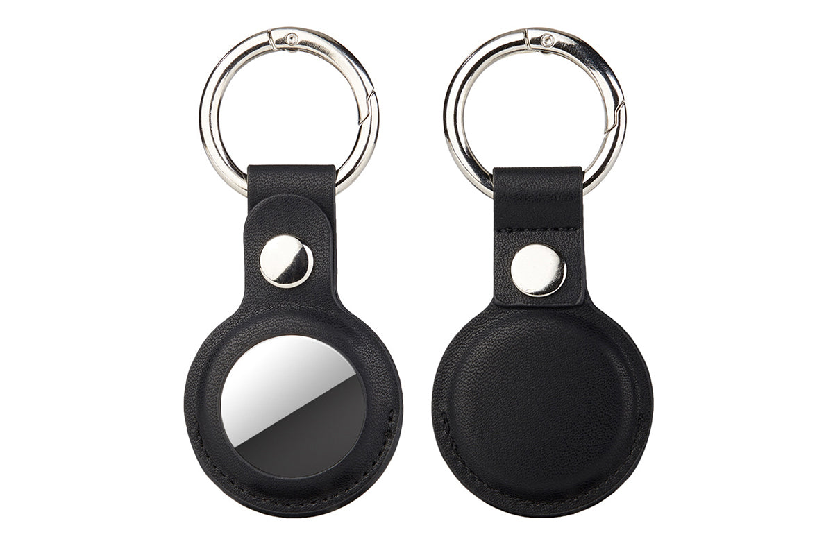 6Pcs for Airtag Case Keychain with Metal Snap Keyring for Luggage Keys Pets Kids Bag