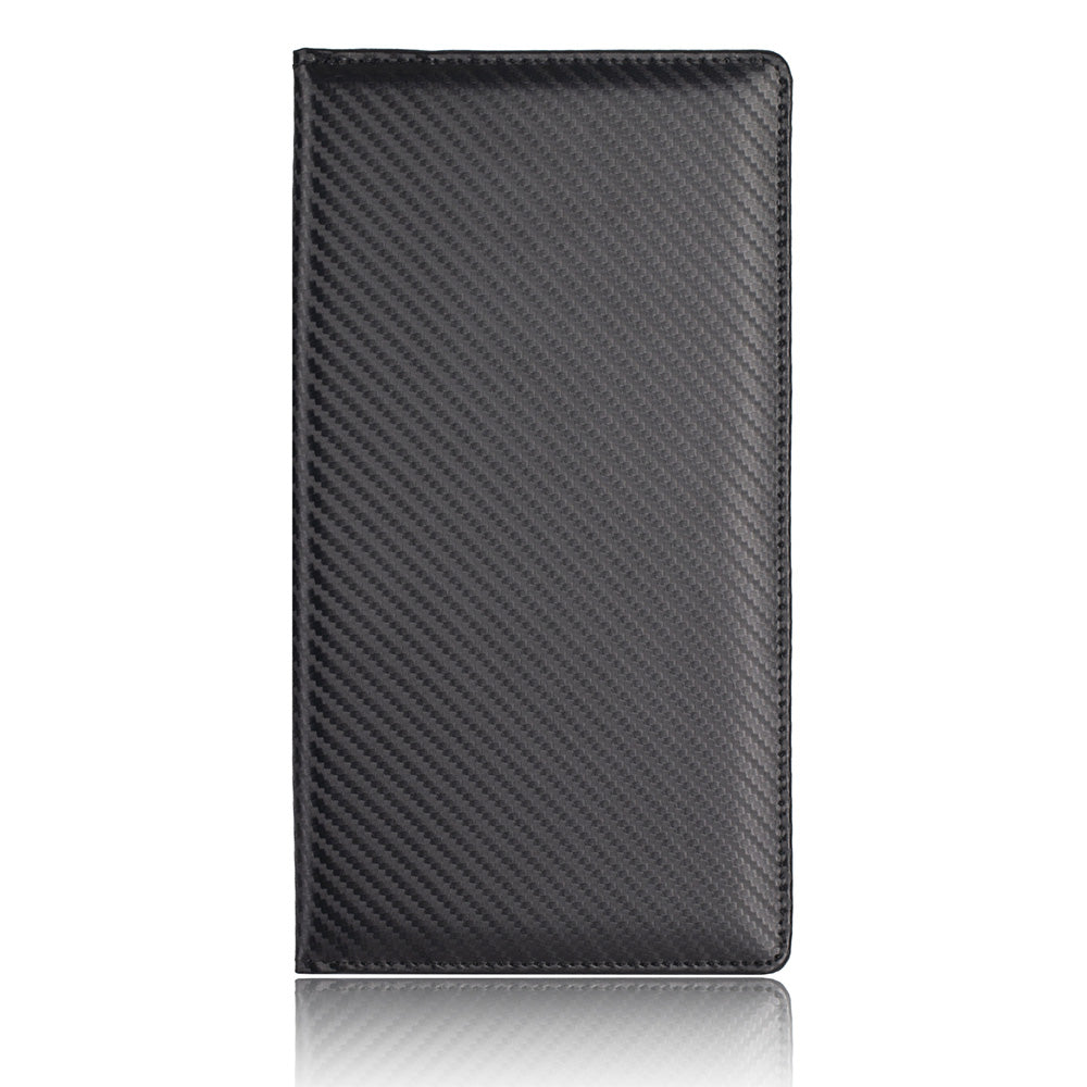 Car Registration and Insurance Card Holder Vehicle License Document Organizer Carbon Fiber Black