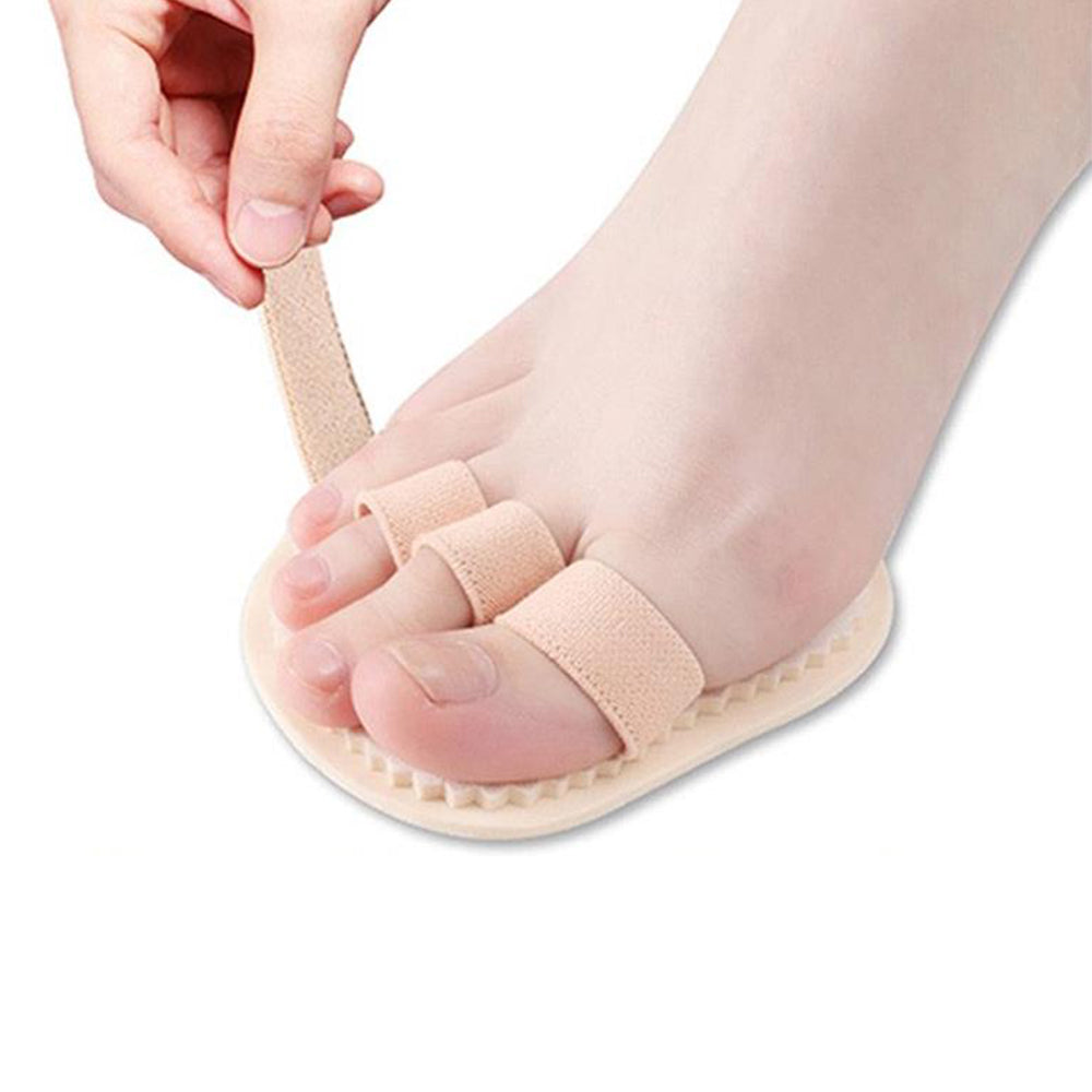 Toe Straightener Cushions Pads Toe Splint Regulator Corrector for Crooked Toes Hammer Toes for Right Foot