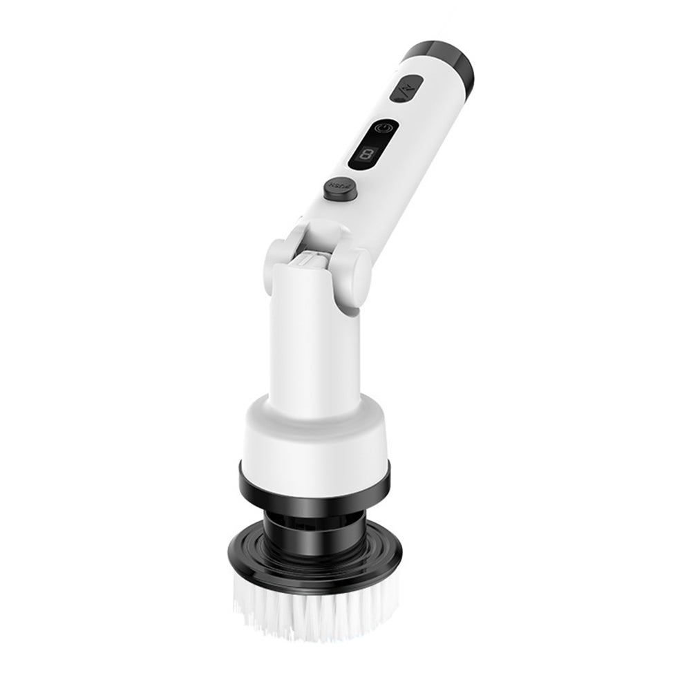 9 in 1 Cordless Spin Scrubber Electric Cleaning Brush Set-Green