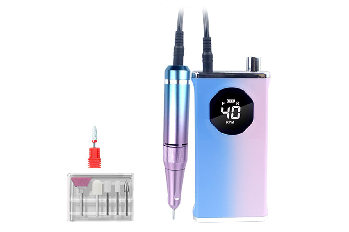 Nail Drill Electric Nail File for Acrylic Gel Nails Polishing Removing
