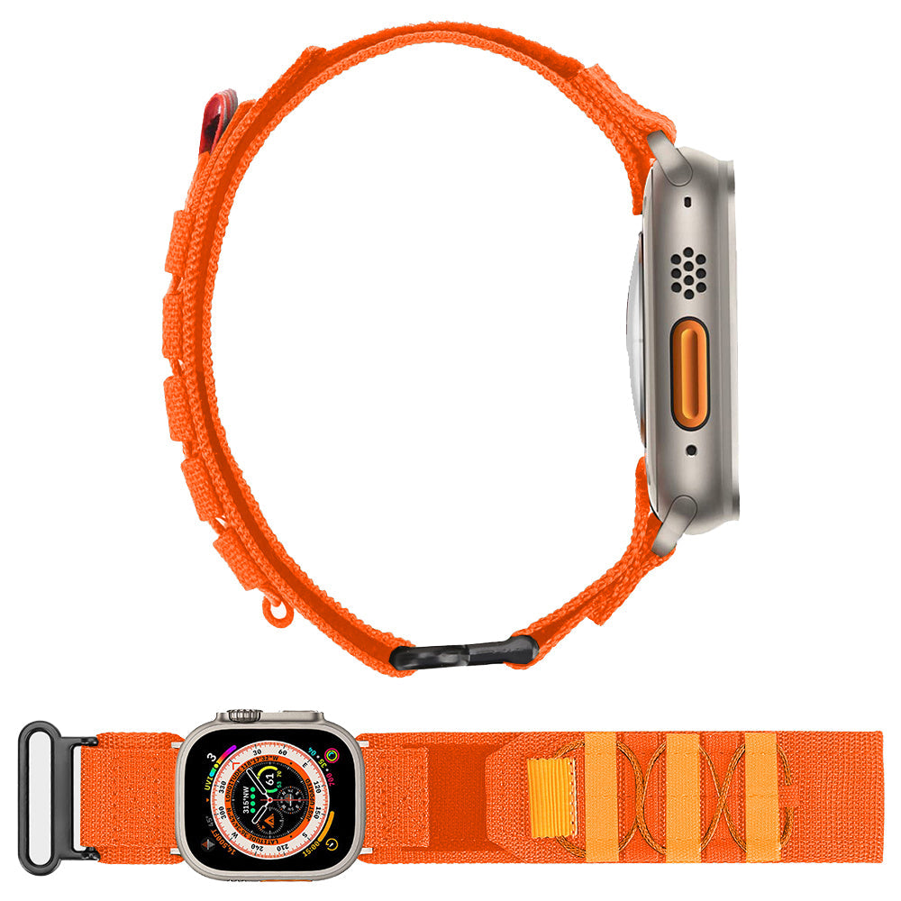 Nylon Watch Band Sports Watch Strap Compatible with Apple Watch Orange
