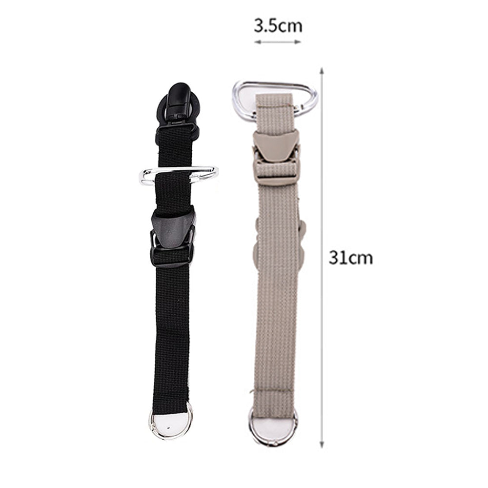 4Piece Luggage Straps with Clips and Silicone Cup Holder