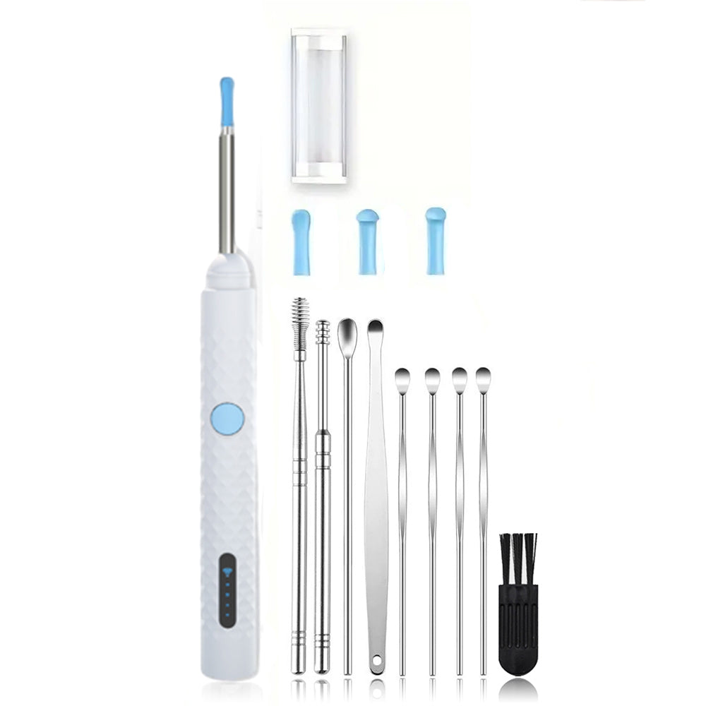 Visual WiFi Ear Wax Removal Kit Wireless Ear Cleaner with Camera White