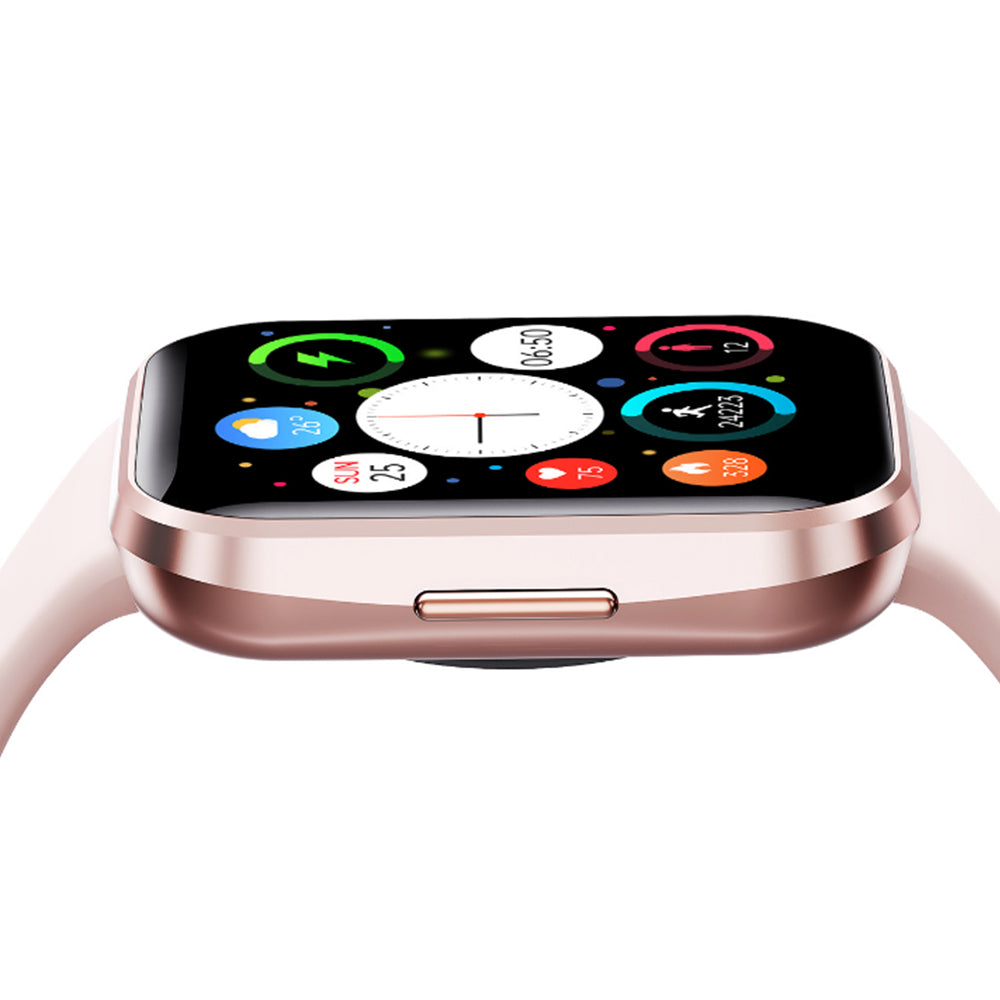 Bluetooth Smart Watch Touch Screen Fitness Tracker Sport Watch Pink
