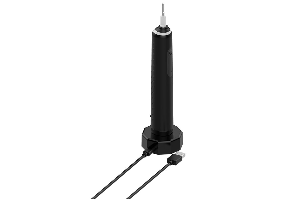 2Pcs USB Charger for Braun Oral-B Electric Toothbrushes Portable Charging Base Power Cable Cord-Black