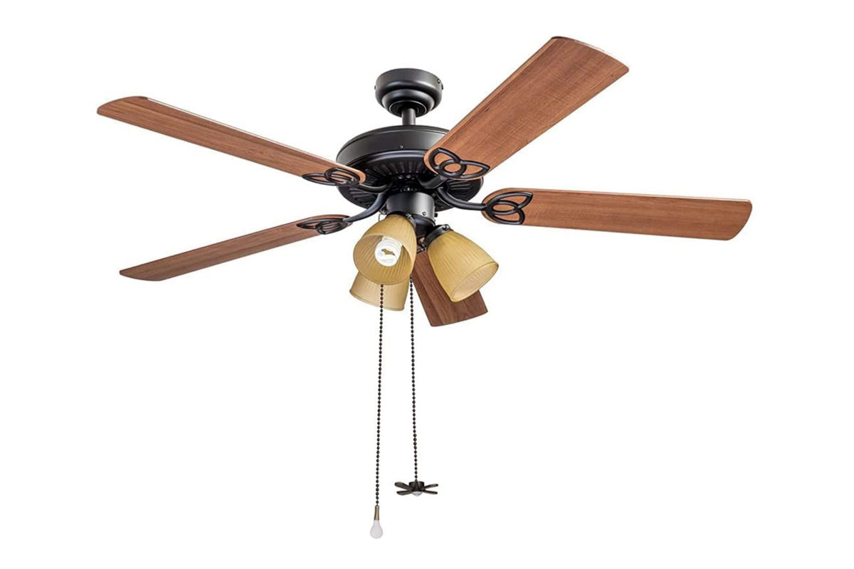 2Pcs Ceiling Fan Light Bulb Pull Chain Beaded Ball Extension Connector Decor-Golden