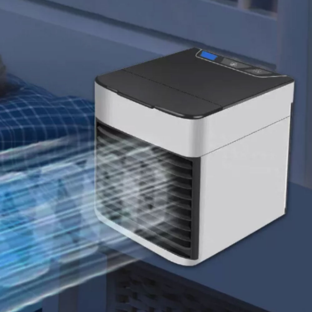 Portable USB Air Cooler Fan Mini Air Conditioner Cooling Fan Humidifier