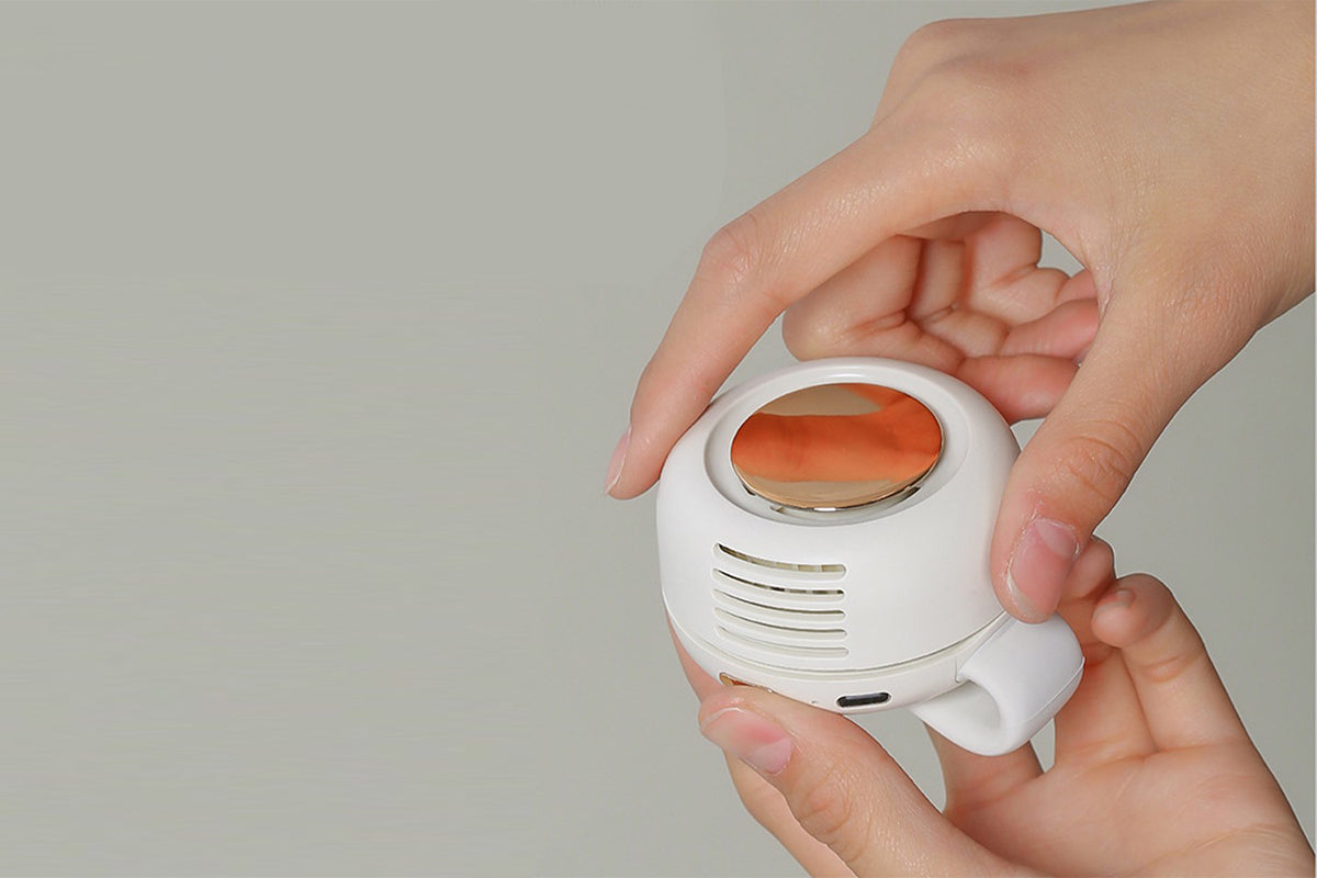 Mini Portable Clip Fan 360 Degree Rotatable Small Personal Fan with Clip 3 Speeds USB Rechargeable Cooling Fan