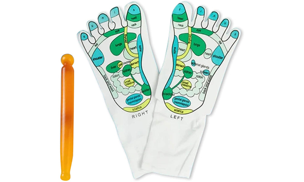 Acupressure Reflexology Socks with Acupressure Point Pen