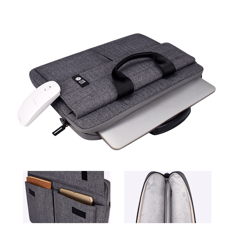 15.6inch Mini Ipad Handbag Shoulder Bag Gray