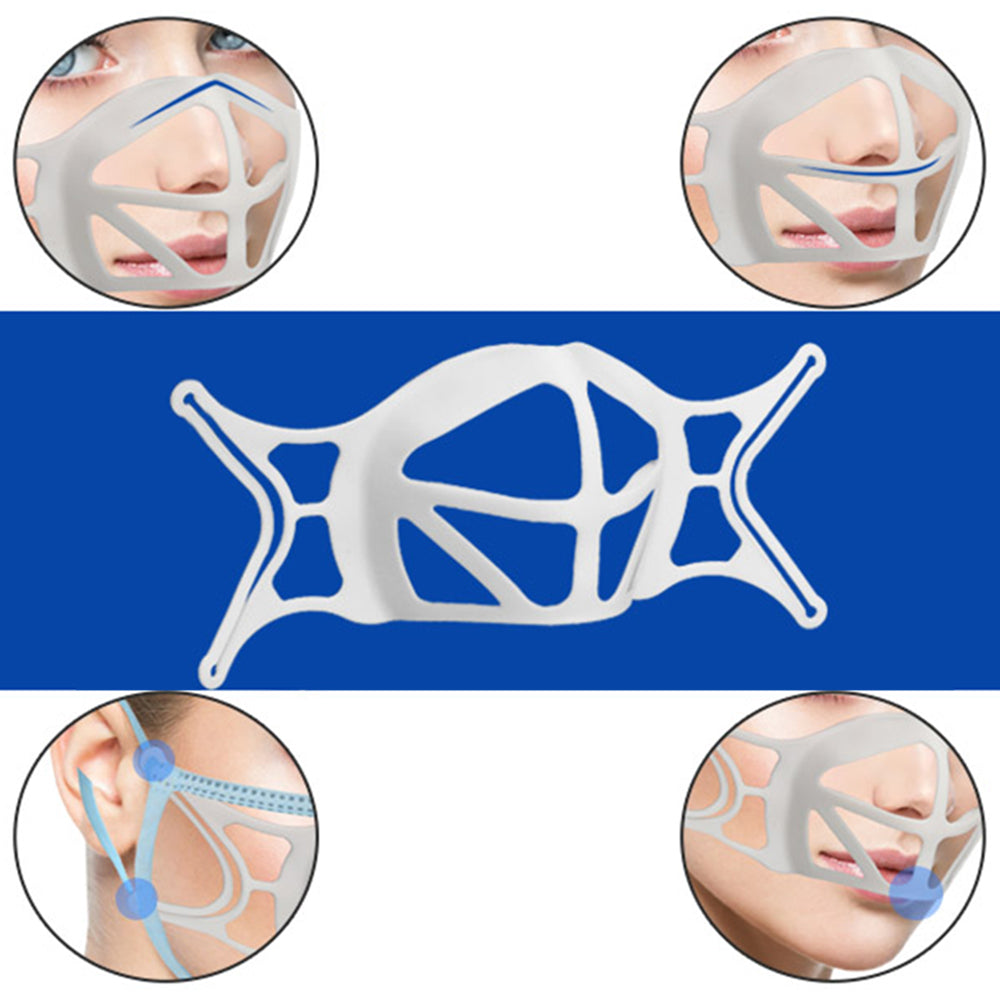 3D Face Mask Bracket Washable Reusable Face Guard Inner Support Frame