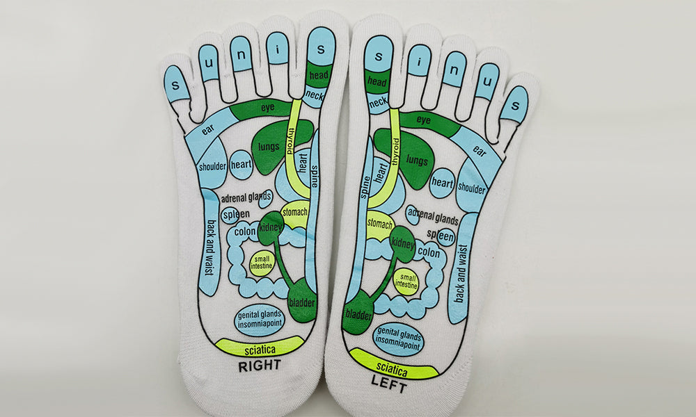 Acupressure Reflexology Socks with Acupressure Point Pen