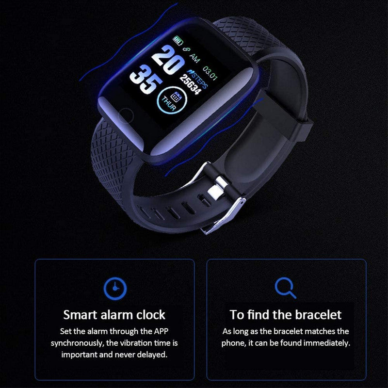 116plus 12 In 1 Waterproof Smart Watch Sports Fitness Tracker with Heart Rate Monitor for Men and Women