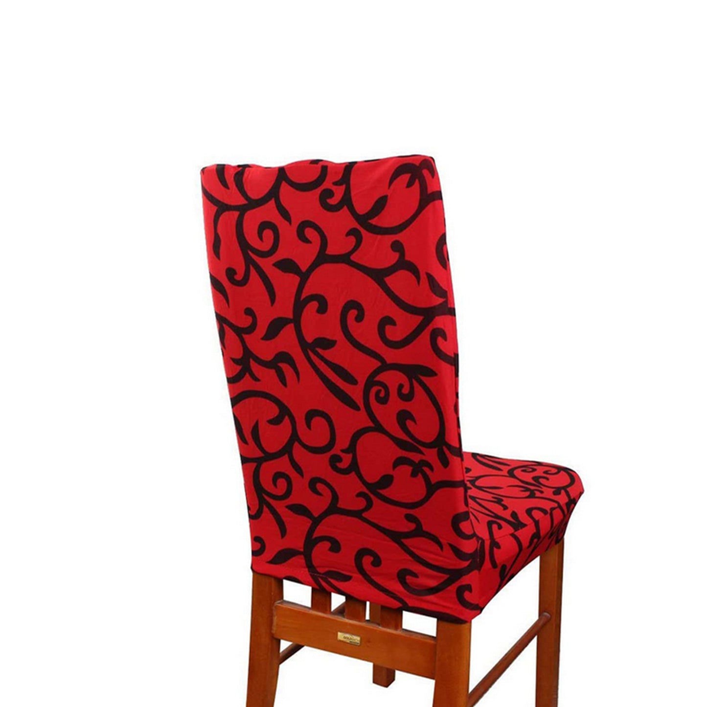 4Pcs Stretch Dining Chair Cover -Red