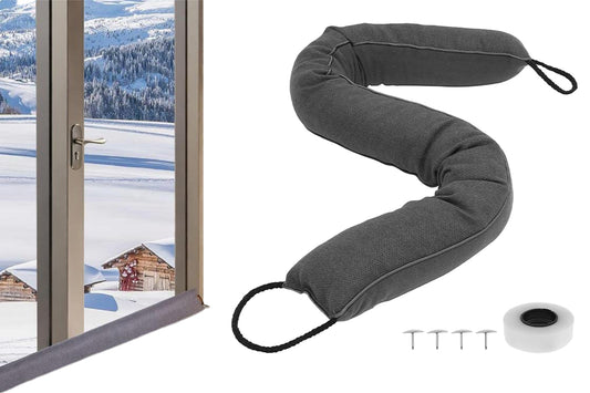 Weighted Door Draft Stopper Door Noise Stopper Fits Door Gap Up to 8cm