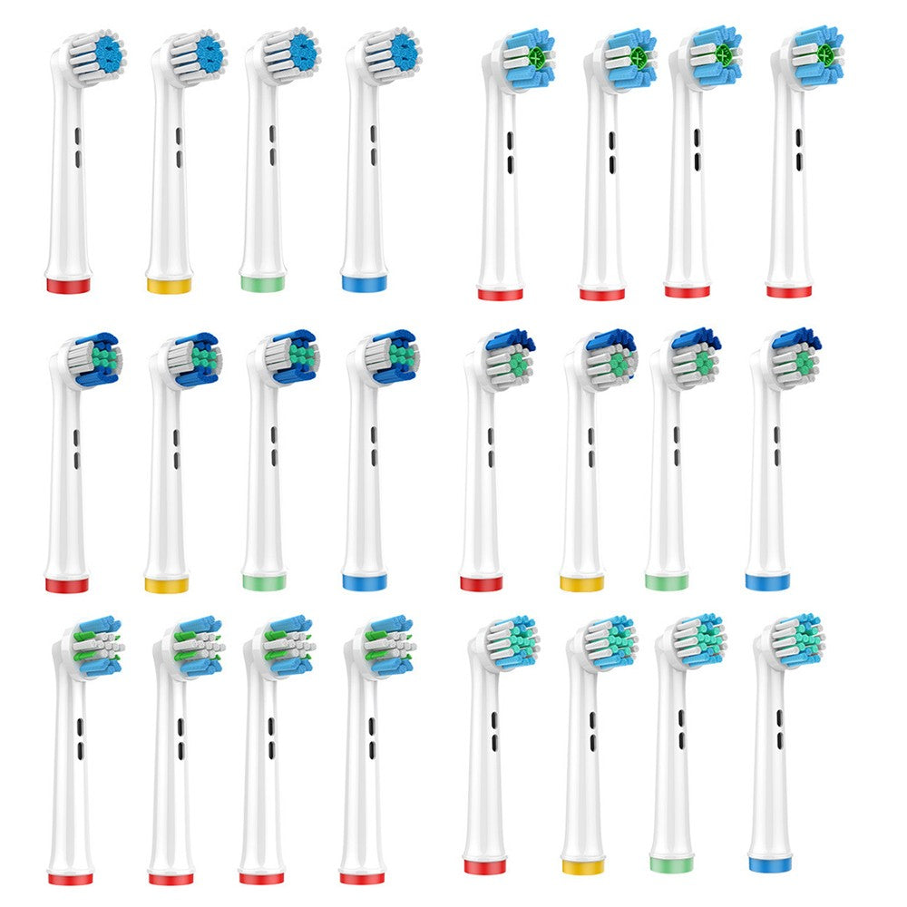 24Pcs Oral B-Compatible Whitening Toothbrush Heads Style 1