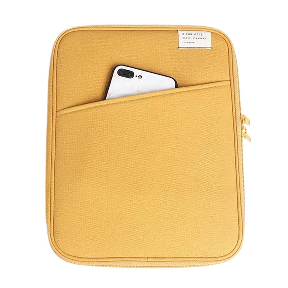 Tablet Sleeve Bag Portable Protective Case for 11 Inch 13 Inch Tablets Pads Yellow